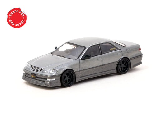 (Chase) Tarmac Works VERTEX Toyota Mark II JZX100 Dark Green Metallic T64G-024-GR