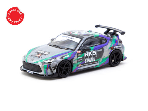 Preorder Chase Tarmac Works Global 64 HKS Toyota GR86 Black T64G-038-BK