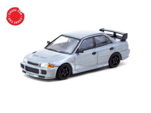 Preorder Chase Tarmac Works Mitsubishi Lancer GSR Evolution III Black T64G-050-BK