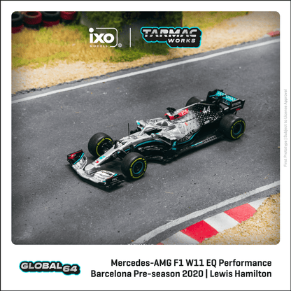 Tarmac Works Mercedes-AMG F1 W11 EQ Performance Barcelona Pre-season Testing 2020 Lewis Hamilton Formula 1