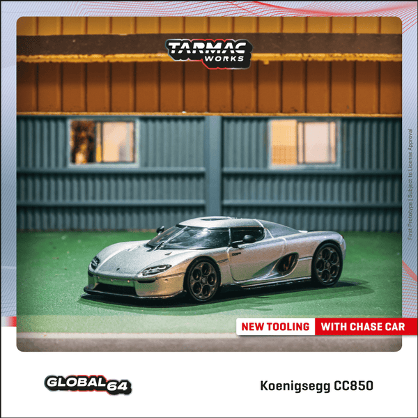 Tarmac Works  Koenigsegg CC850 Silver T64G-TL051-SL