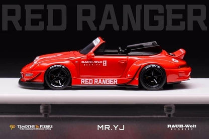 Timothy and Pierre Porsche 911 RWB " 993 "Convertible Red Ranger Limited edition 499pcs