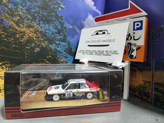 Tarmac Works BMW M3 E30 Tour De Corse 1987 Winner Bernard Beguin/ Jean-Jacque Lenne