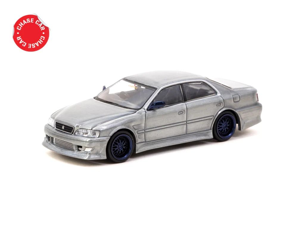 (Chase) Tarmac Works VERTEX Toyota Chaser JZX100 Blue Metallic T64G-007-BL