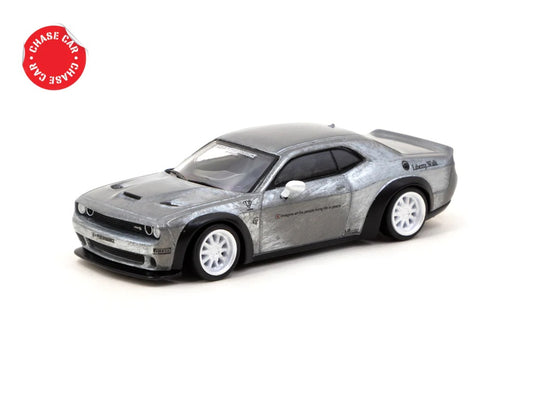 (Chase) Tarmac Works LB-WORKS Dodge Challenger SRT Hellcat - Lamley Special Edition (White) T64G-TL039-WH