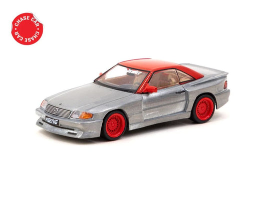 (Chase) Tarmac Works Global 64 Mercedes Benz SL 500 Koenig Specials Red T64G-045-RE