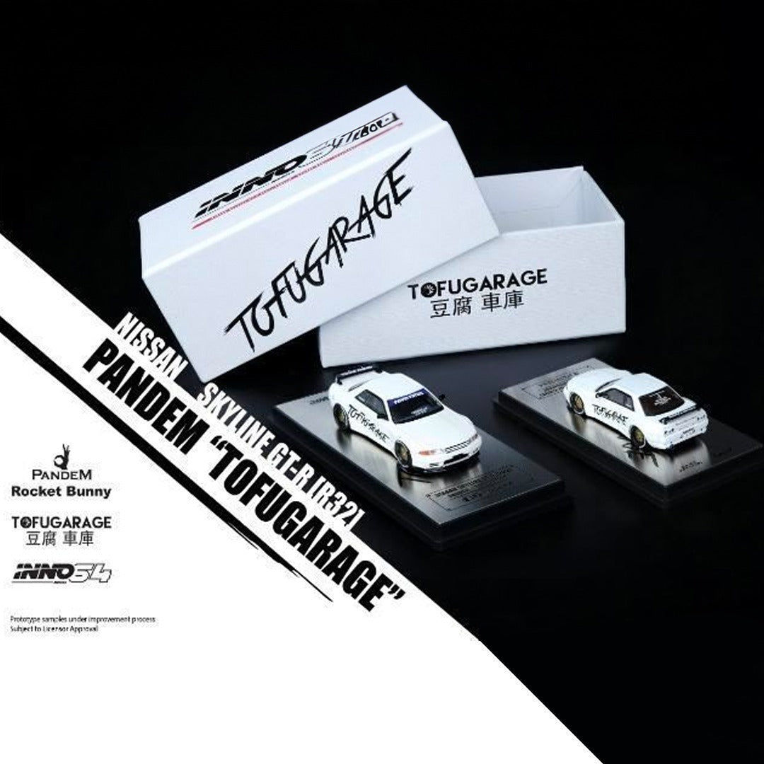 Inno64 Nissan Skyline GT-R R32 Pandem "Tofu Garage"