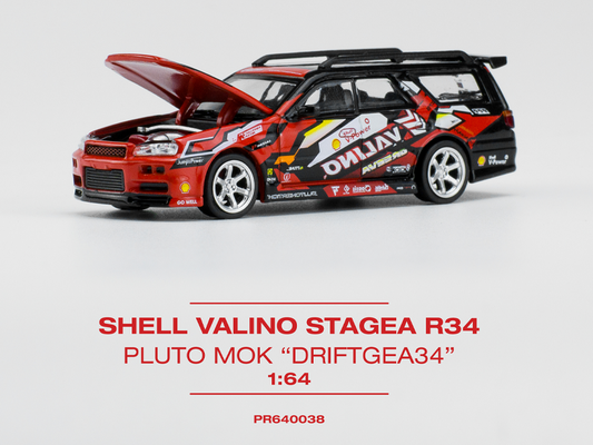 Poprace Shell Valino Stagea R34 PLUTO MOK Driftaega34