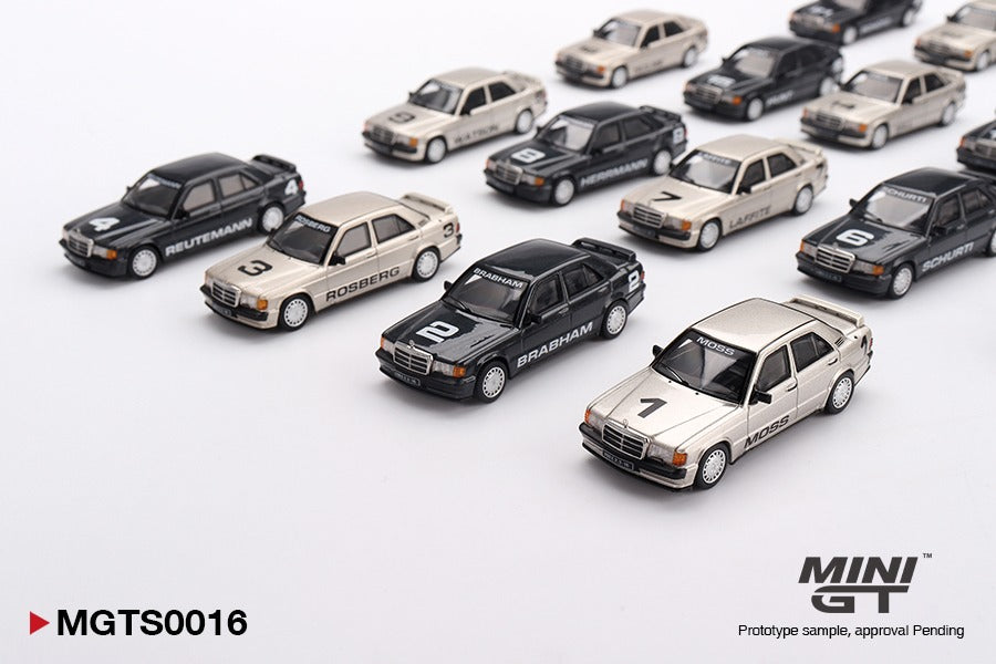 [Preorder] MGTS0016 1984 Nürburgring Race of Champions
Set of 20 Mercedes-Benz 190 E 2.3-16 Models, Limited to 5000sets Worldwide