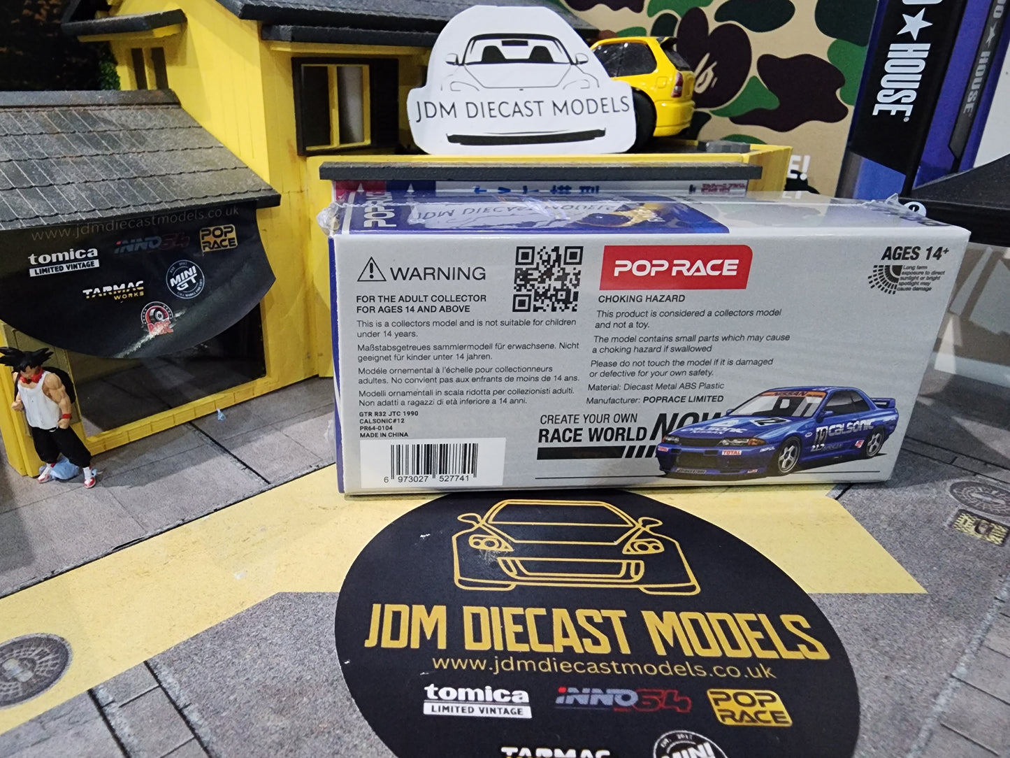 POPRACE Nissan Skyline GT-R R32 JTC 1990 Calsonic #12