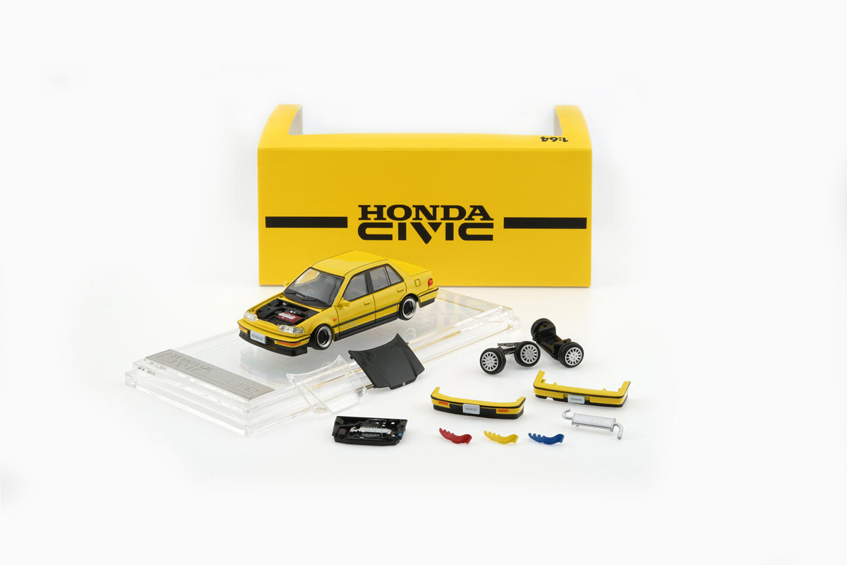64B0469 BM Creations Honda Civic EF2 Custom Yellow