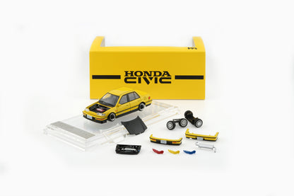 64B0469 BM Creations Honda Civic EF2 Custom Yellow