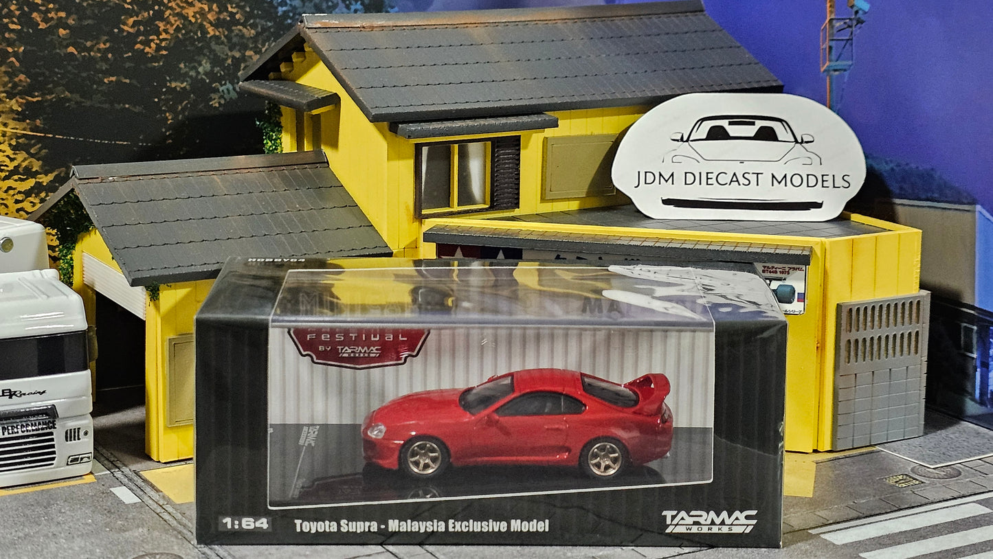 Tarmac Work Toyota Supra Red  Malaysia Exclusive