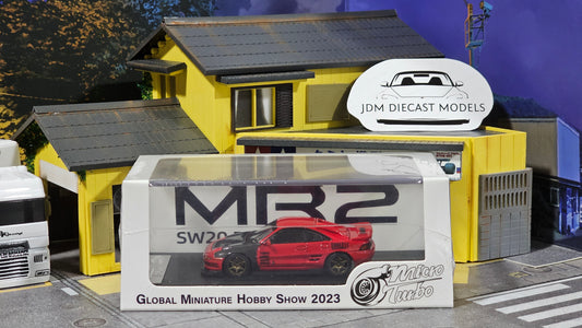 MicroTurbo Toyota MR2 SW20 Revision 4 Red Global Miniature Hobby Show 2023 limited edition 599pcs