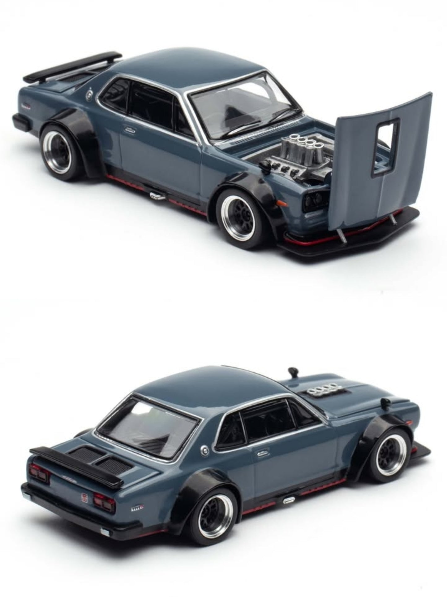 PopRace Pandem Skyline GT-R V8 Drift Hakosuka Matte Blue PR640467 Hong Kong Tokyo Auto Salon 2025