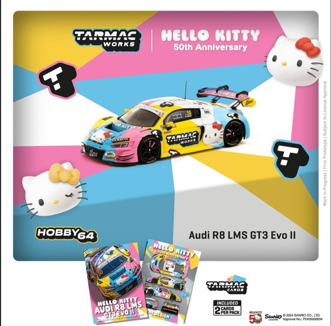*Preorder* Tarmac Works T64-043-23MGP50 Audi R8 LMS GT3 Evo II Macau GT Cup - FIA GT World Cup 2023 - Race Version
