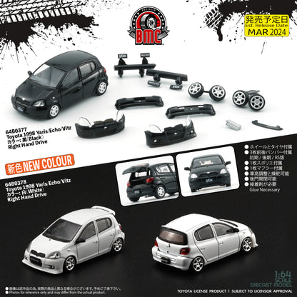 BM Creations Toyota Yaris/Echo/Vitz Black White