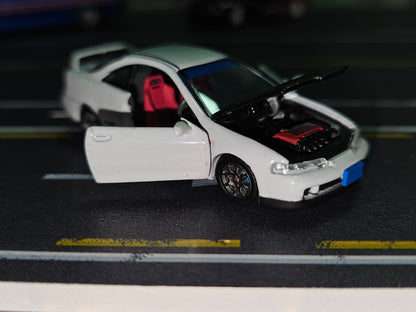 Era Car 1/64 Honda Integra Type-R DC2 Racing White carbon hood