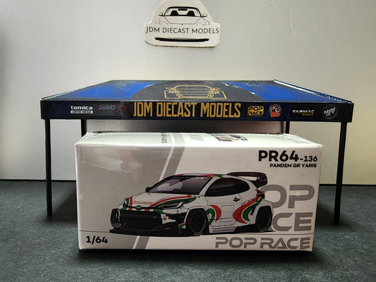 PopRace GR Yaris White Castrol Rally PR640136