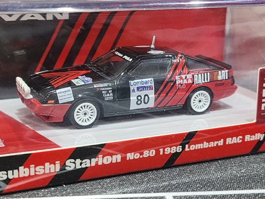 PopRace Mitsubishi Starion No.80 1986 Lombard RAC Rally