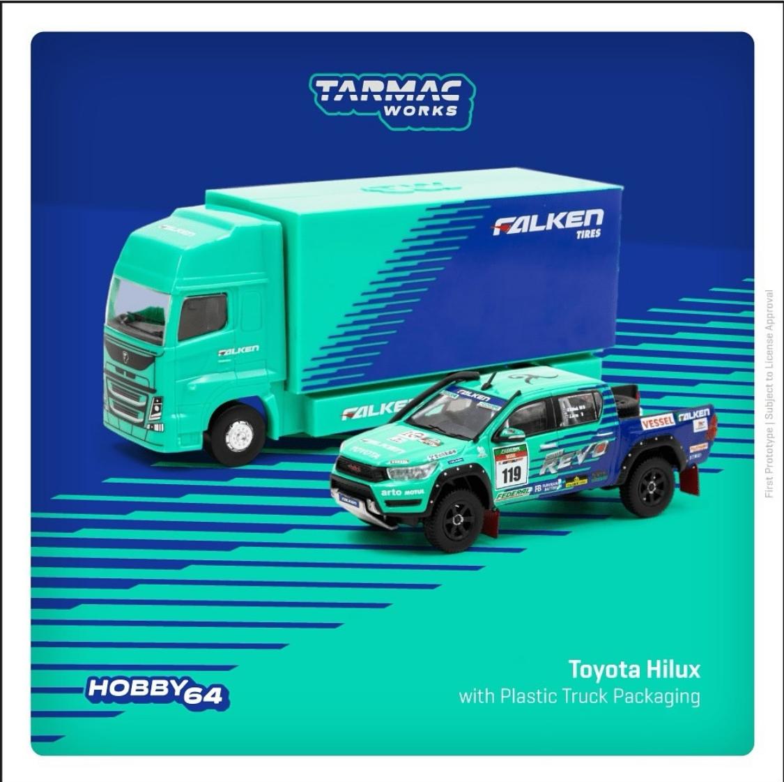 *Preorder* Tarmac Works T64-041-FAL Toyota Hilux AXCR 2017