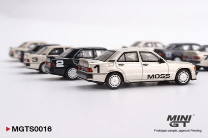 [Preorder] MGTS0016 1984 Nürburgring Race of Champions
Set of 20 Mercedes-Benz 190 E 2.3-16 Models, Limited to 5000sets Worldwide