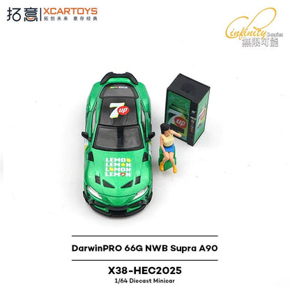 XCarToys X38-HEC2025 DarwinPro 66G NWB Supra A90 7up PopRace