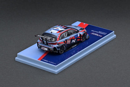 Tarmac Works Hyundai i30 N TCR WTCR 2019 #1 Tarquini and #5 Michelisz 1248pcs with Decals