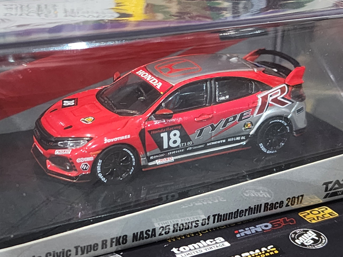 Tarmac Works Honda Civic Type-R FK8 Nasa 25 hours of Thunderhill Race 2017