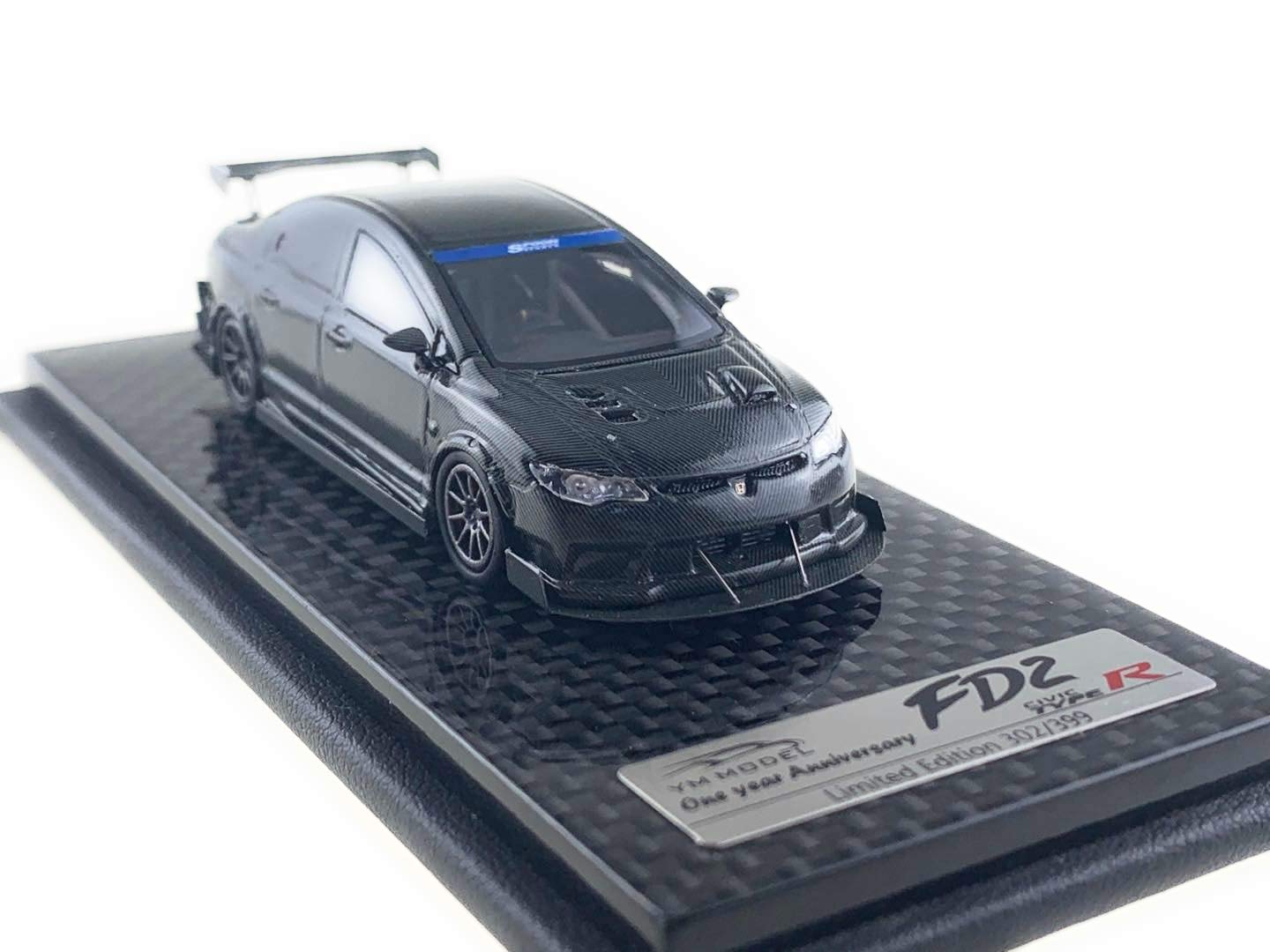 YM Model Honda Civic Type R (FD2R) Full Carbon (YM Brand 1st Anniversary Model) Resin 399pcs Rare