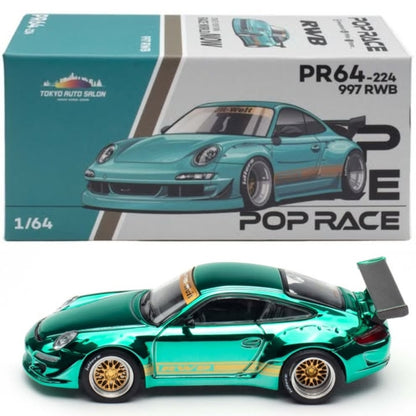 PopRace RWB 997 Spectraflame Teal PR640224 Hong Kong Tokyo Auto Salon 2025
