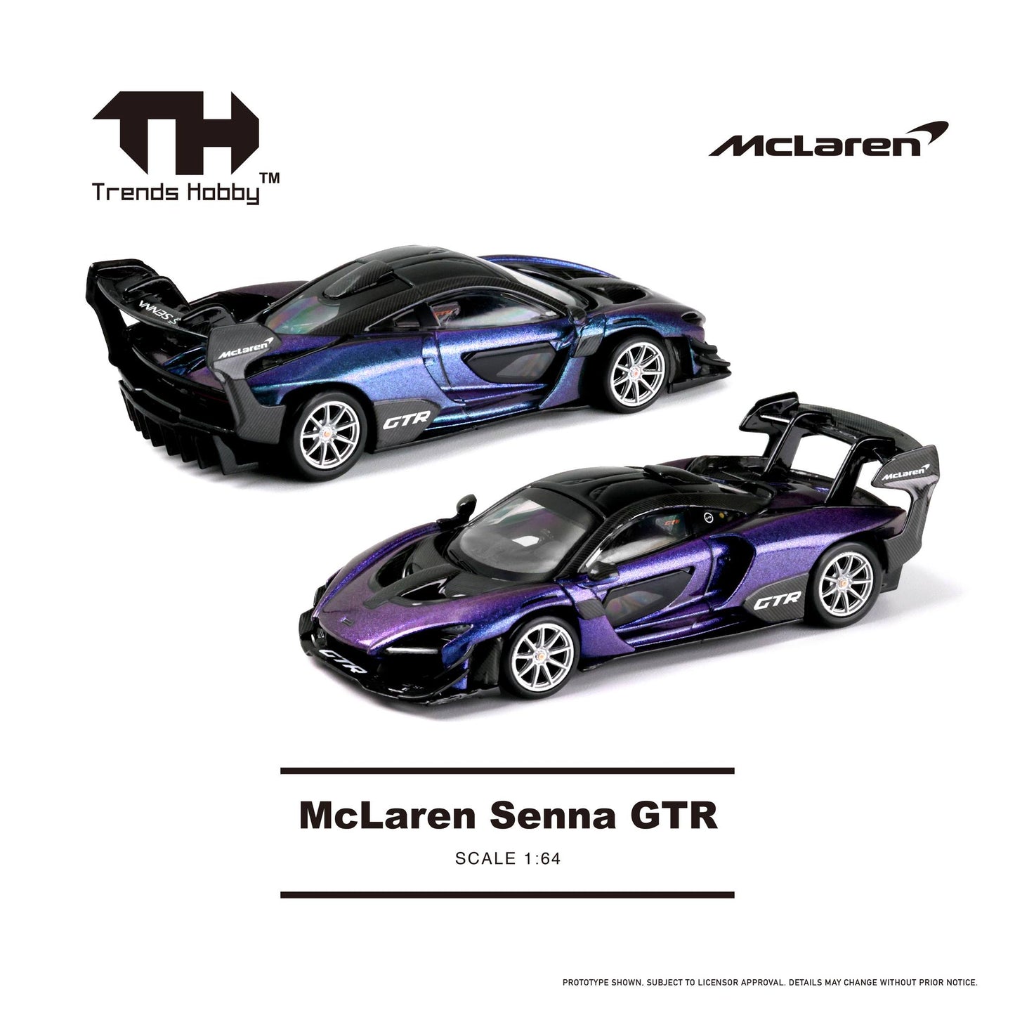 Trends Hobby McLaren Senna GTR Chameleon Purple HEC2025 Event Limited Edition