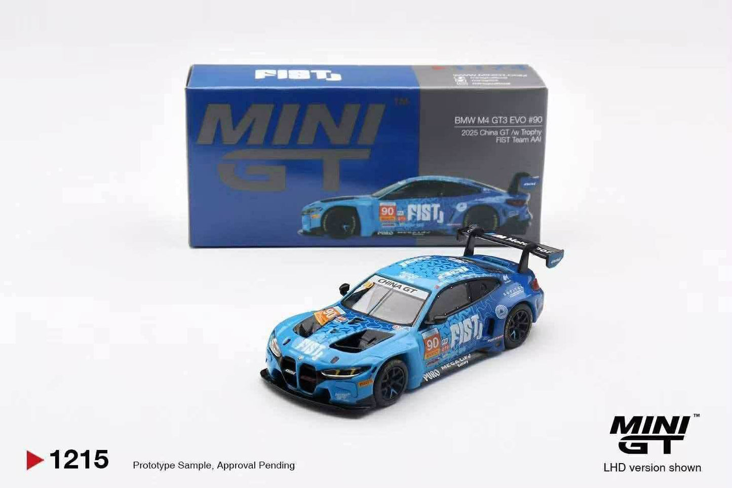 Preorder MiniGT BMW M4 GT3 EVO #90 FIST Team AAI 2025 China GT LHD/ China Packaging
MGT01215-CN