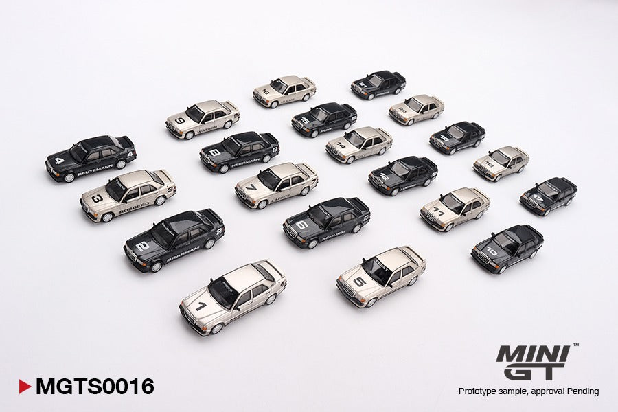 [Preorder] MGTS0016 1984 Nürburgring Race of Champions
Set of 20 Mercedes-Benz 190 E 2.3-16 Models, Limited to 5000sets Worldwide