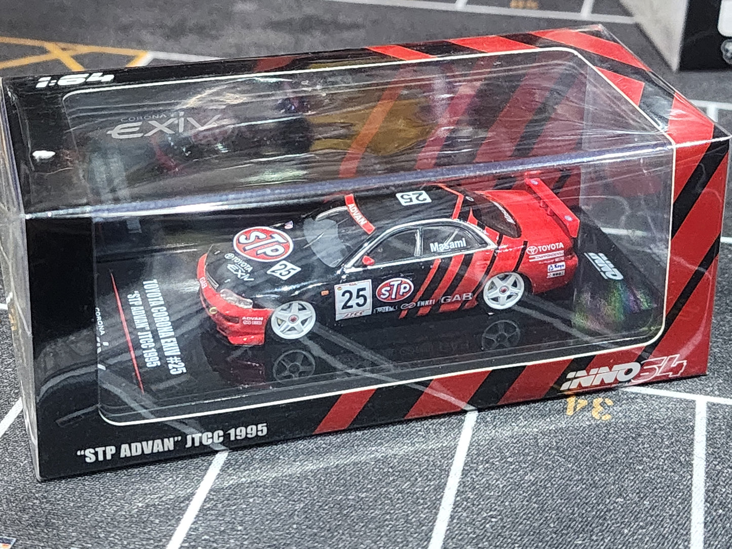 Inno64 Toyota Corona Exiv #25 STP Advan JTCC 1995 Masami