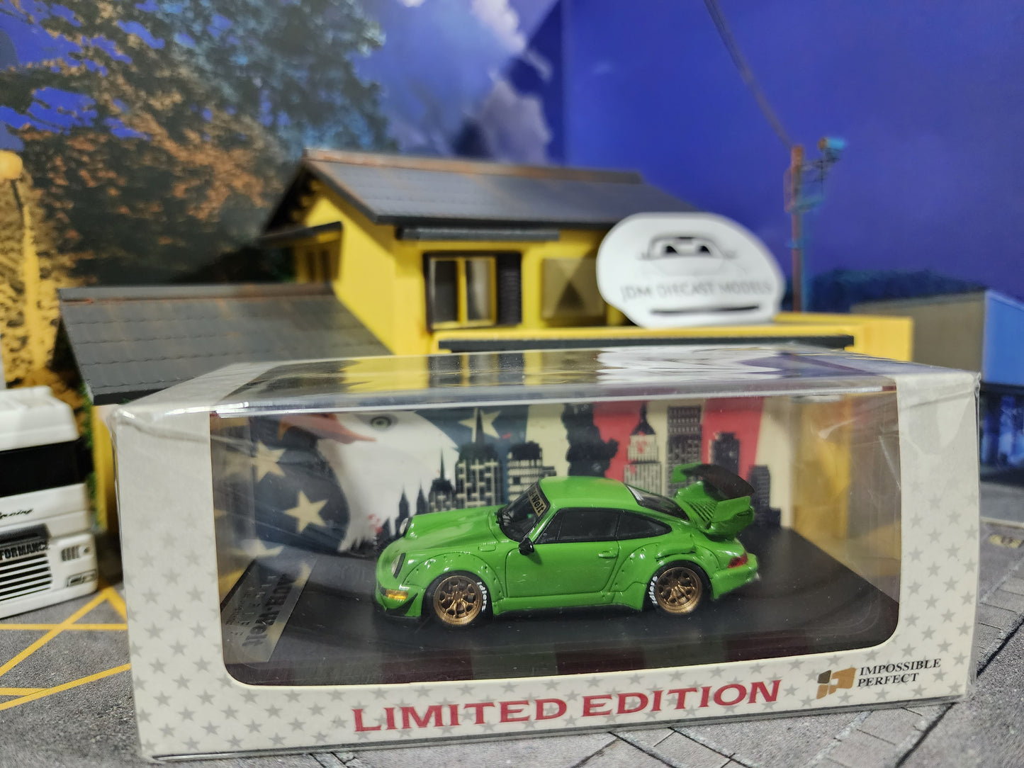 Impossible Perfect RWB 964 USA Edition Green IP-640002RWB
