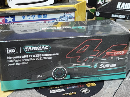 Tarmac Works Mercedes-AMG F1 W12 E Performance São Paulo Grand Prix 2021 Winner Lewis Hamilton Formula 1