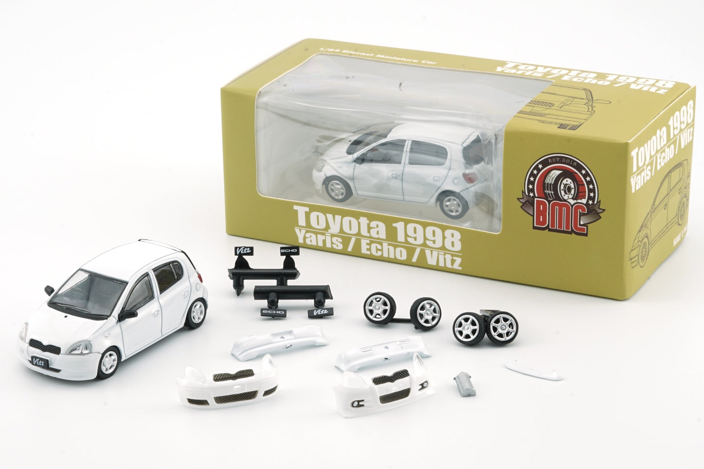 BM Creations Toyota Yaris/Echo/Vitz Black White
