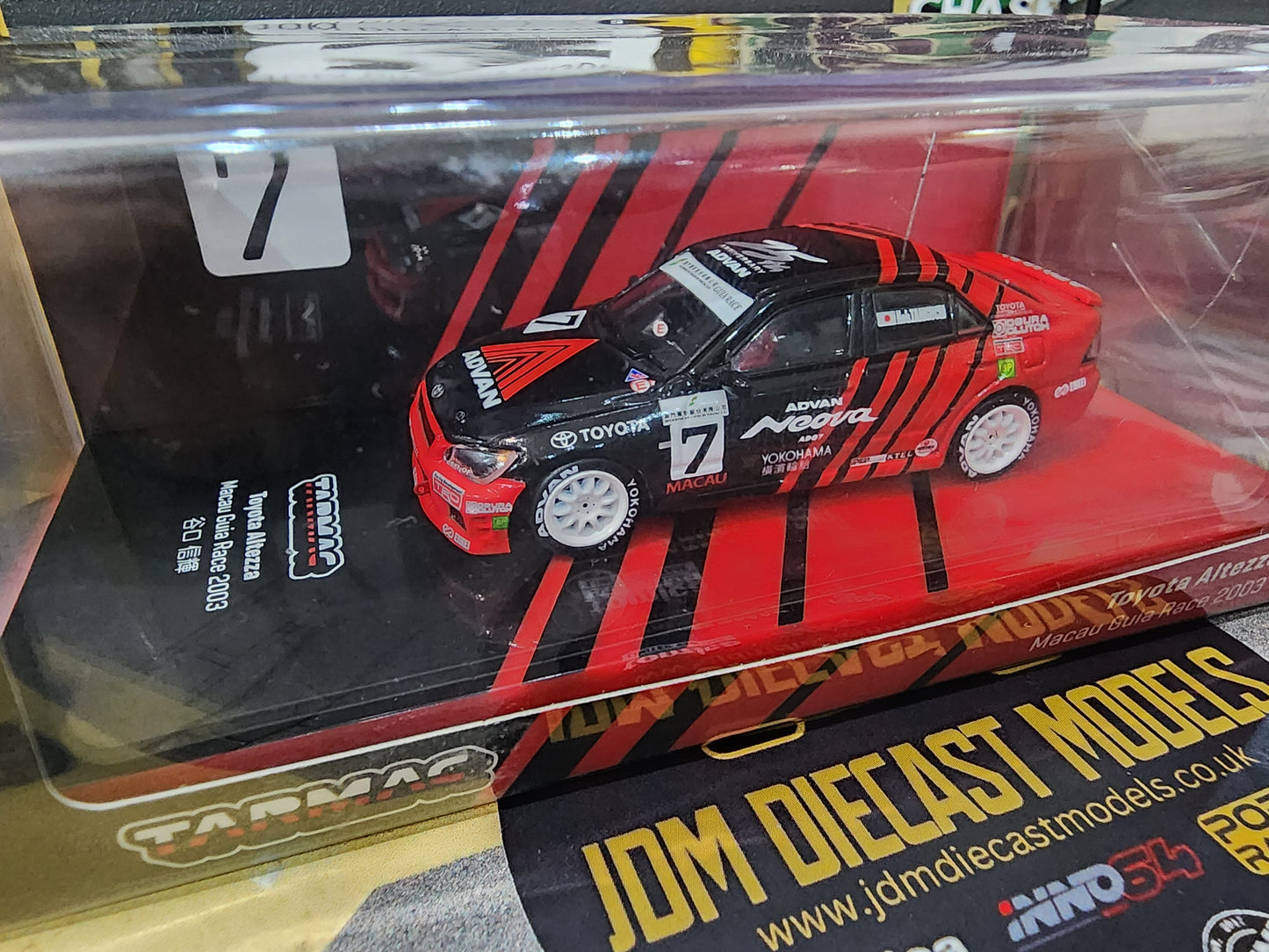 Tarmac Works Toyota Altezza Macau Guia Race 2003 Advan Nobuteru Taniguchi
