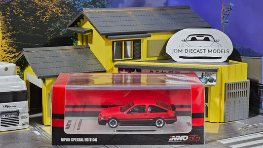 Inno64 Toyota Corolla AE86 Levin Red Japan Special Edition
