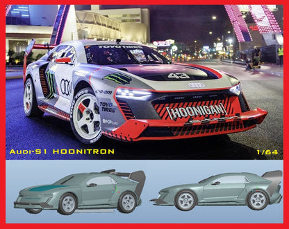 Top Model 1/64 Audi Hoonitron S1 Ken Block Hoonigan