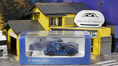 Timothy & Pierre Singer Vehicle Porsche 911 (964) Clear Blue Metallic Resin Limited edition 499pcs