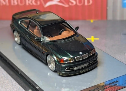 YM Model 1/64 BMW Alpina E46 Green Resin Limited to 299pcs