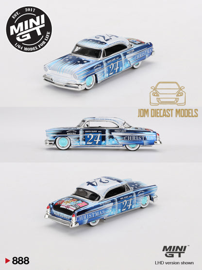 MiniGT Lincoln Capri Christmas Hot Rod By Tim Sadchikov 2024 Christmas Edition Limited to 9999 PIECES worldwide MGT00888