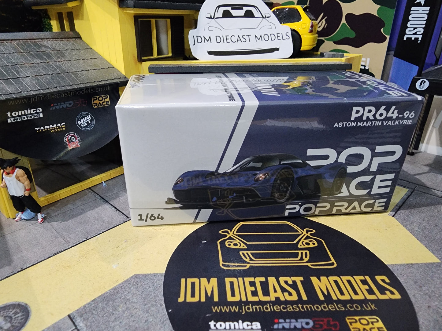 Poprace 1/64 Aston Martin Valkyrie Satin Marina Blue PR64-96