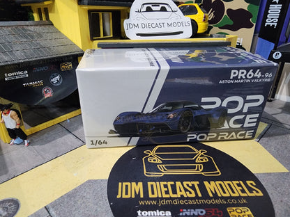 Poprace 1/64 Aston Martin Valkyrie Satin Marina Blue PR64-96