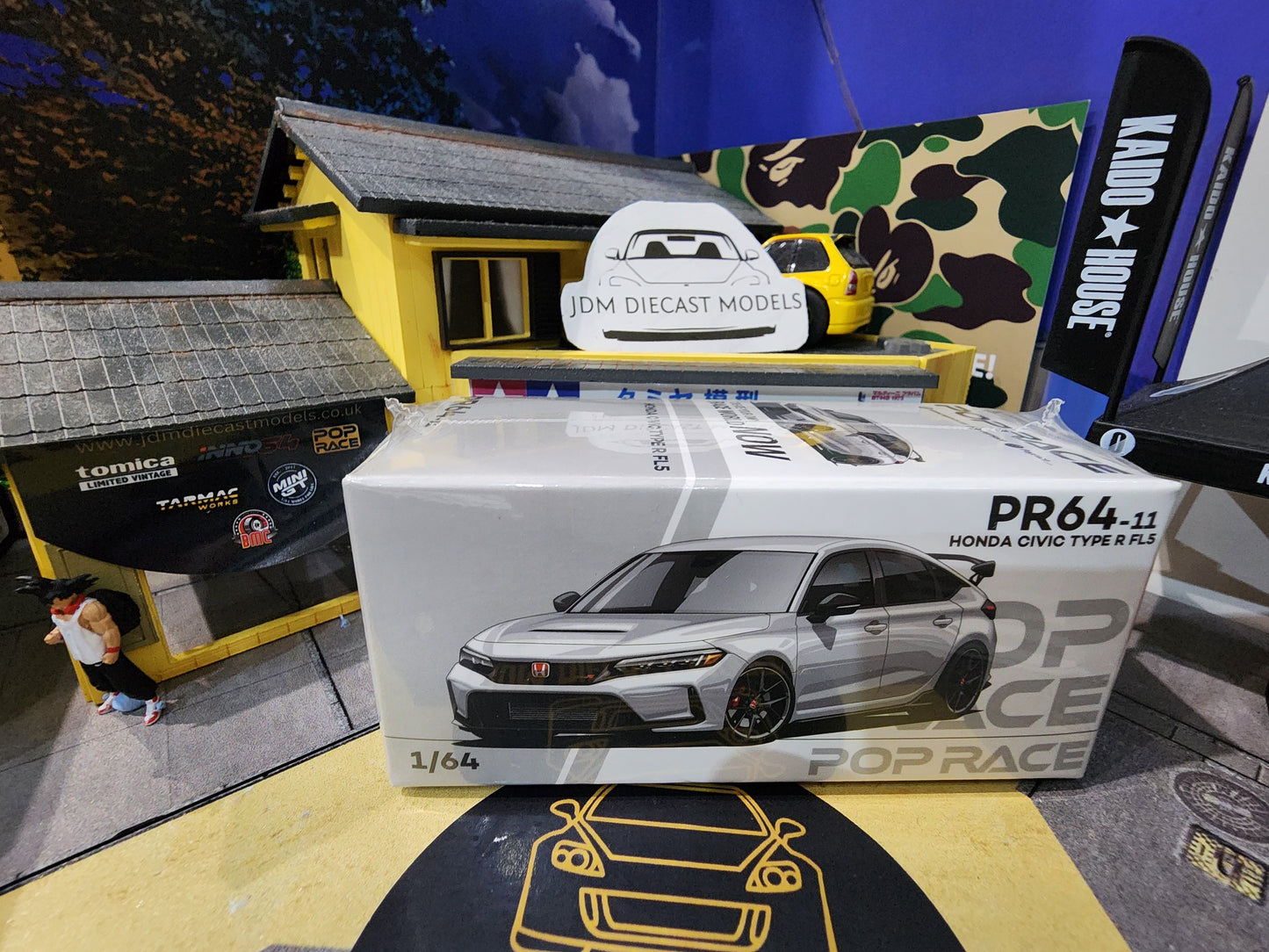 Poprace 1/64 Honda Civic FL5 Type R Championship White