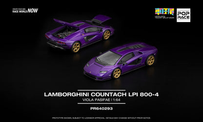 PopRace Lamborghini Countach LPI-800 Voila Pasifae PR640293 Hong Kong ToyCar Salon 2025