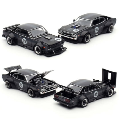 PopRace Nissan Skyline GT-R V8 Drift & Laurel C130 Boxset PR640351 & 352 Hong Kong ToyCar Salon 2025