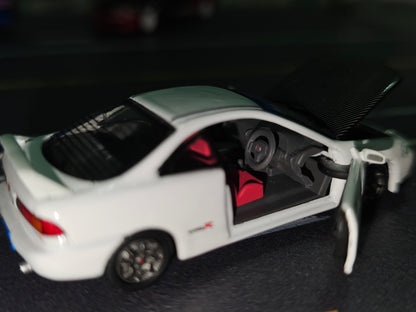 Era Car 1/64 Honda Integra Type-R DC2 Racing White carbon hood